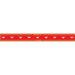 Tork Craft Covid 19 - 800MM X 80MM Social Distancing Strips - Red Arrow Down