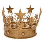 Goldair Gold Metal Crown 22X15.5CM