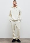 Loose Fit Printed Hoodie - White