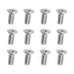 12PCS Stainless Steel Brake Disc Rotor Screws 93600-06014-0H Retaining Hardware Bolts Screw Kit For Front And Rear Car Replaceme