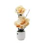 Artificial Foam Magnolias In Pot