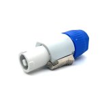 Cyberdyne Powercon 3P Male Connector 20A Type B Blue white