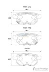 Stone Brake Pad Set Rear SP80840