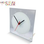 Sublimation Square Mirror Glass Clock