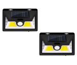 Outdoor Cob Leds Solar Motion Sensor Wall Light Pack Of 2