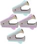 4PCS MINI Staple Remover Puller Set Labor-saving Portable Stapler Remover