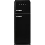 Smeg 50’S Style Double Door Refrigerator Black FAB30RBL5