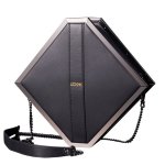 Lockink - Mysterious Square Kink Bag - Black