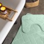 Two Piece Athens Memory Foam Mat - Duck Egg