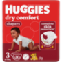 Huggies Dry Comfort Size 3 Disposable Nappies 30 Pack