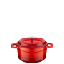 Lava Round Casserole 20CM - Red