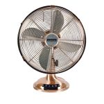 Desk Fan 4 Blades Antique Copper Motor Power 40W