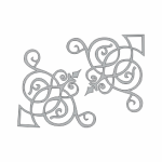 Chipboard Filigree Corner 2 's