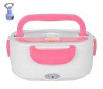 Electric Heating Lunch Box White/orange And Bottle Opener
