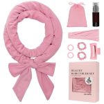 Zilampu Heatless Curls Overnight For Long Hair No Heat Hair Curlers To Sleep In Overnight Curls 70" Soft Velvet No Heat Overnigh