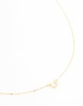 Goldair Gold Plated Sterling Silver Cubic Zirconia Horseshoe Necklace