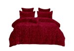 Zs - 6 Piece Quilted Cover - Red