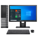 Dell Optiplex 7020 Sff Desktop Combo Intel Core I5 4TH Gen 8GB DDR3 500GB Hdd 19 Wide Monitor Keyboard & Mouse Set Certified Ref