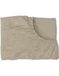Microfibre Fitted Sheet Queen Taupe