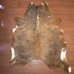 A Grade Cow Hide 265 Tricolour XXL - Extra Extra Large Tricolour Brindle