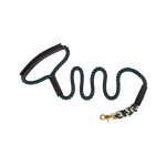 Rope And Leather Lead Teal - Leather Dog Leash