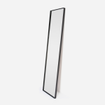Emerging Creatives Slimline Deep Frame Standing Mirror - Black