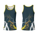 Ladies Athletic Crew Neck Vest Normal Back