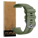 Elite 18MM Quick Release Classic Watch Strap - Army Green