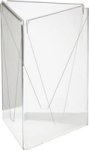 Parrot A5 Acrylic Three Sided Table Talker Menu Holder