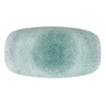 Churchill - Raku Jade Green Oblong Chefs Plate 35.5 X 19CM Set Of 6