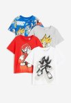 4-PACK Printed T-shirts - Multi