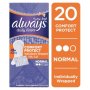 Always Pantyliners Normal Individually Wrapped 20s