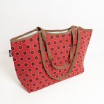Shwe Shell Tote Bag - Red Daisy