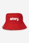 Boys Reversible Bucket Hat - 52CM / Red