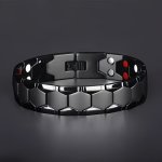 Sleek Minimalist Men's Bracelet - Detachable Magnetic Design Zinc Alloy