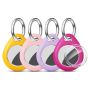 4 Pcs Keychain Protective Case Compatible With Apple Air Tag For Kids Pets