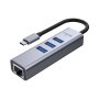 UNITEK USB3.0 Type-c 3-PORT USB Hub With Gigabit Ethernet H1904A
