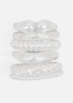 Assorted Textured Rings 6 Pack