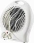 Mellerware Swiss - Plastic Floor Fan Heater With 2 Heat Settings 2000W White