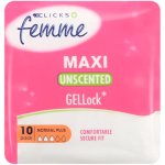 Clicks Femme Maxi Normal Plus Sanitary Pads Pack Of 10