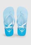 Calvin Klein Beach Perlized Flip Flop - Dusk Blue bright White