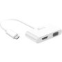 J5 Create JCA174 Usb-c To Vga & HDMI Adapter White