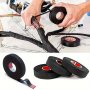 1PC Automotive Wire Harness 51618 Velvet Cloth Tape Soundproofing Tape High Temperature Resistant Fabric Base Wire Harness Tape