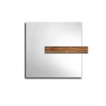 Trend Wall Mirror - Walnut 1000MM X 1000MM X 22MM