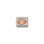 Composable Classic Link In Gold With Pink Coral