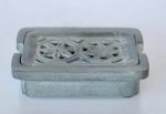 Grey Soap Stone Soap Dish Loose Lid – 12X3CM