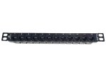 Linkbasic 12 Port CAT6 10-INCH Patch Panel For MINI Rack