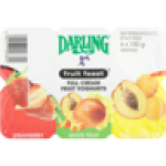 Fruit Feast Strawberry mixed Fruit peach & Apricot Full Cream Fruit Yoghurt Multipack 6 X 100G