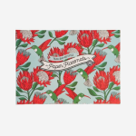 Disposable Placemats - Protea Blue