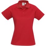 Ladies Sprint Golf Shirt Red